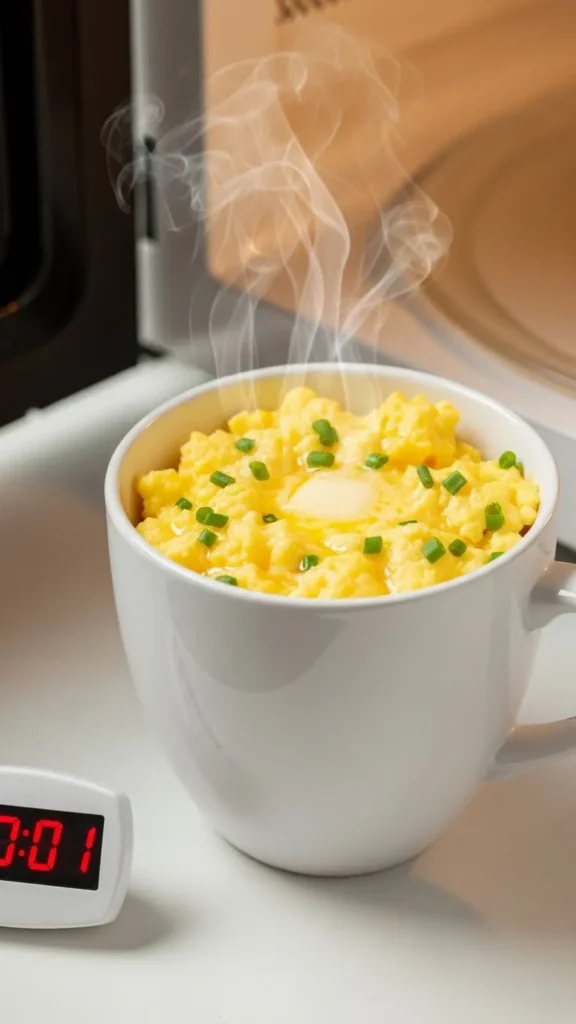 60-Second Microwave Scrambled Eggs
