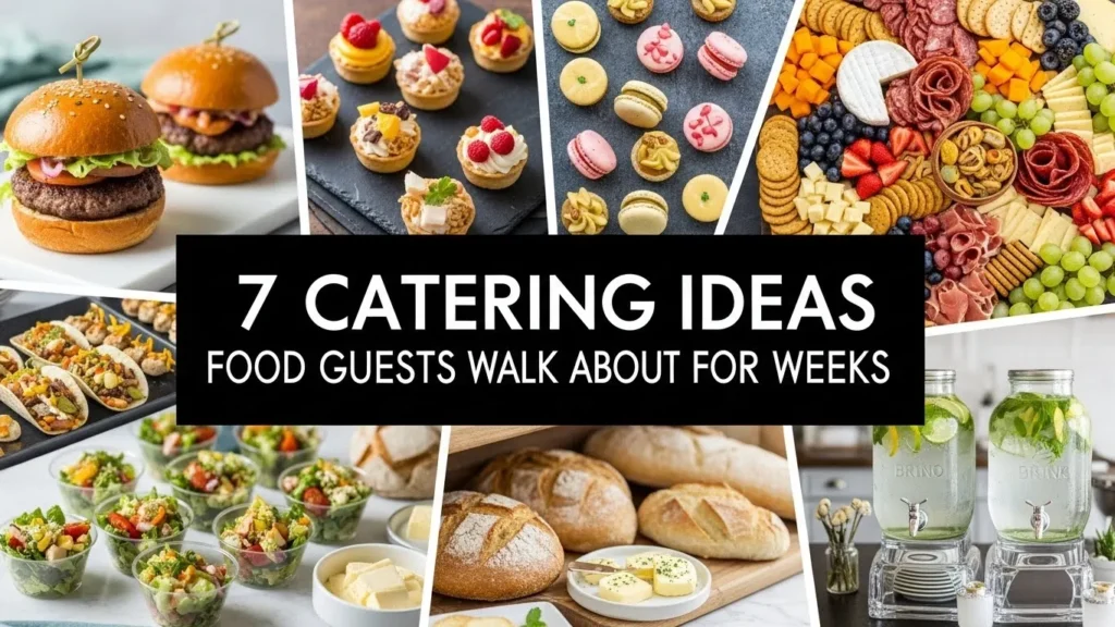 7 Catering Ideas Food Guests Will Talk About for Weeks