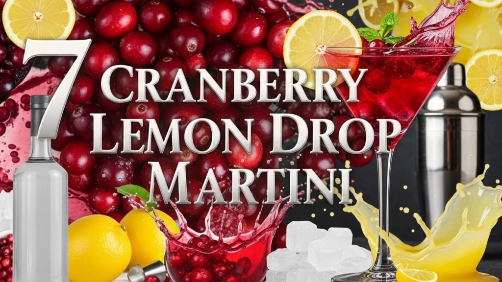 7 Cranberry Lemon Drop Martini Recipes