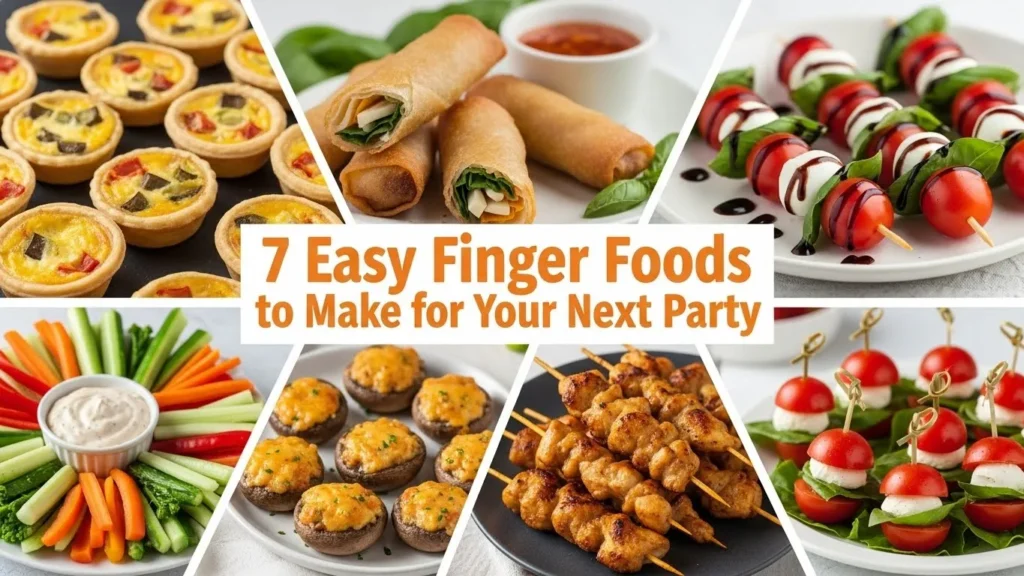 7 Easy Finger Foods to Make for Your Next Party