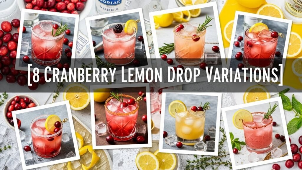 8 Cranberry Lemon Drop Variations
