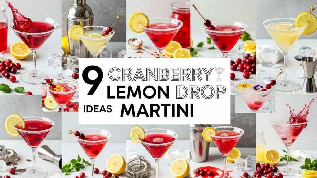 9 Cranberry Lemon Drop Martini Ideas
