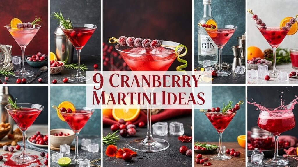 9 Cranberry Martini Ideas