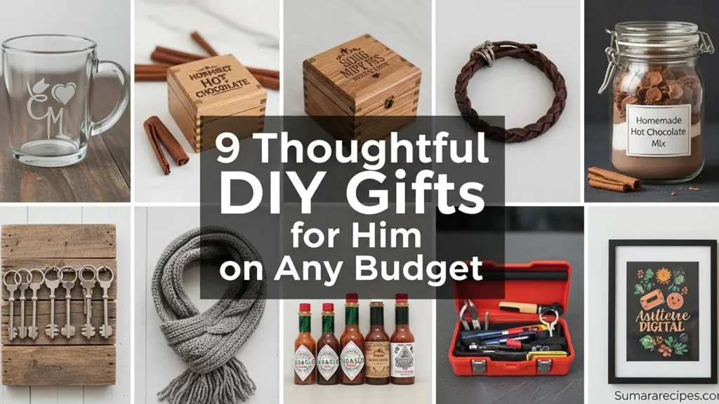 9 Thoughtful DIY Gifts for Him on Any Budget