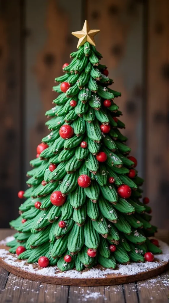 All Spruced Up Christmas Tree Cake