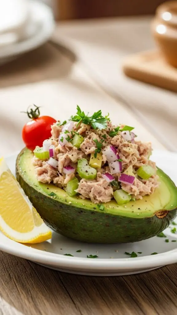 Avocado Stuffed with Tuna