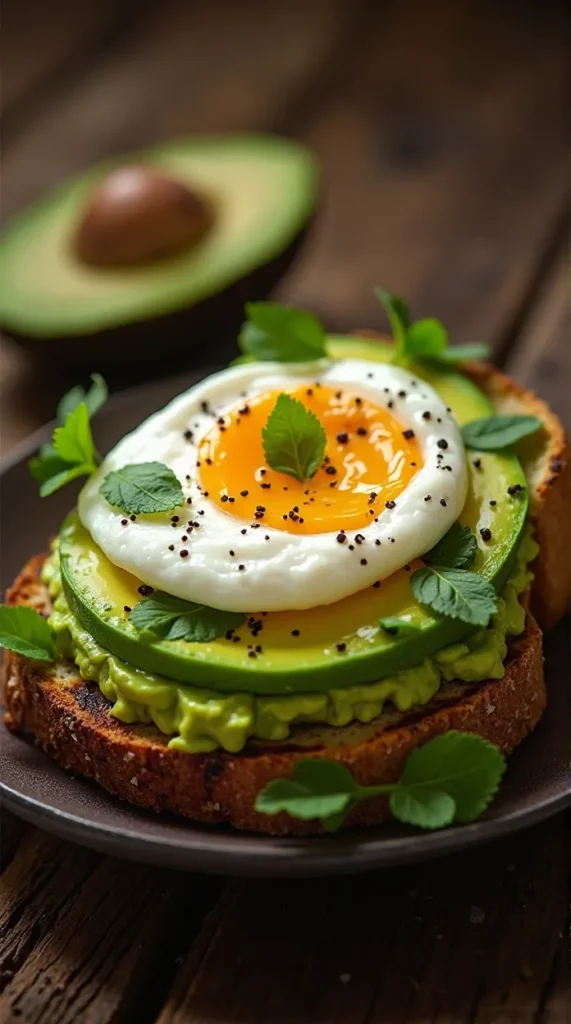 Avocado Toast with Poached Egg