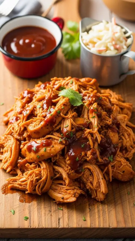 . BBQ Coca-Cola Pulled Chicken