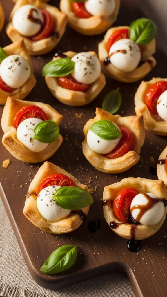 . Baked Caprese Bites