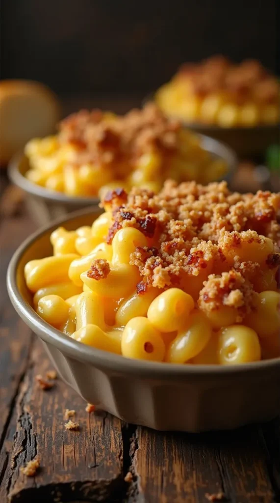 Baked Mac and Cheese with a Crispy Topping