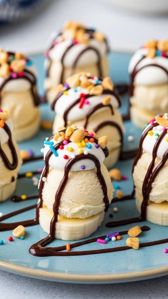 Banana Split Bites