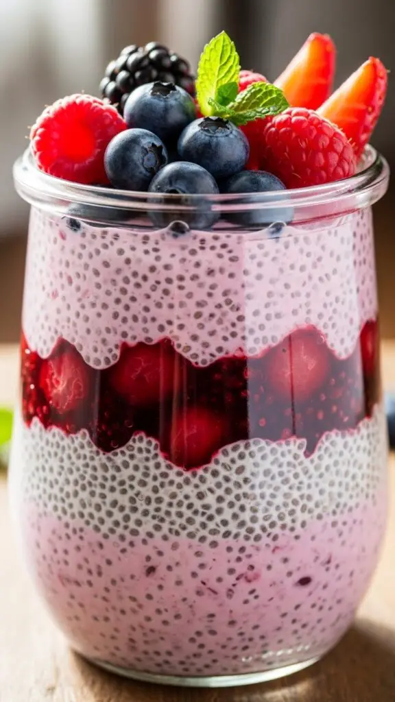 Berry Chia Pudding