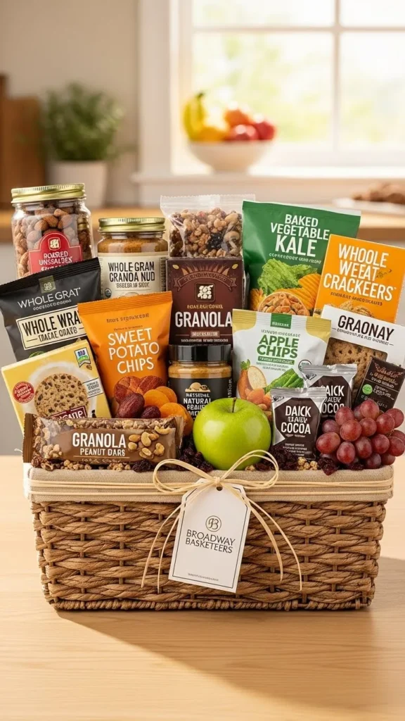 Broadway Basketeers' Healthy Treats Basket