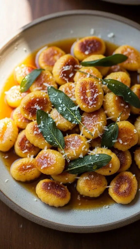 Brown Butter Pumpkin Gnocchi