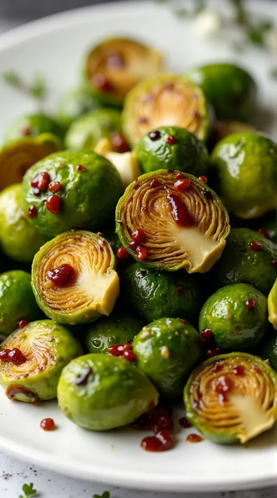 Brussels Sprouts with Balsamic Glaze