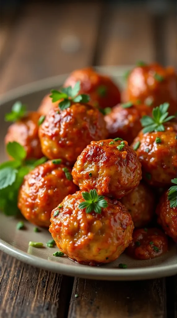 Buffalo Chicken Meatballs (All the Flavor, None of the Mess)