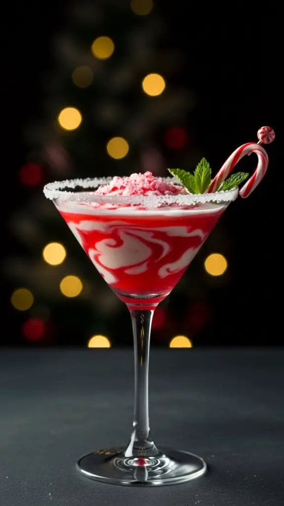 Candy Cane Vodka Crush