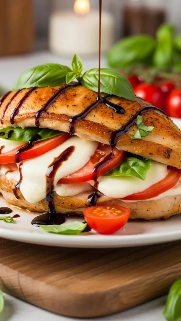 Caprese Stuffed Chicken