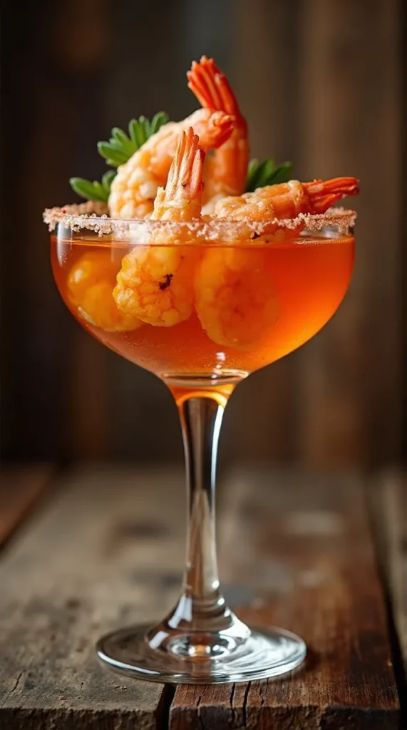Champagne Shrimp Cocktail Shots (Because We’re Extra Tonight)