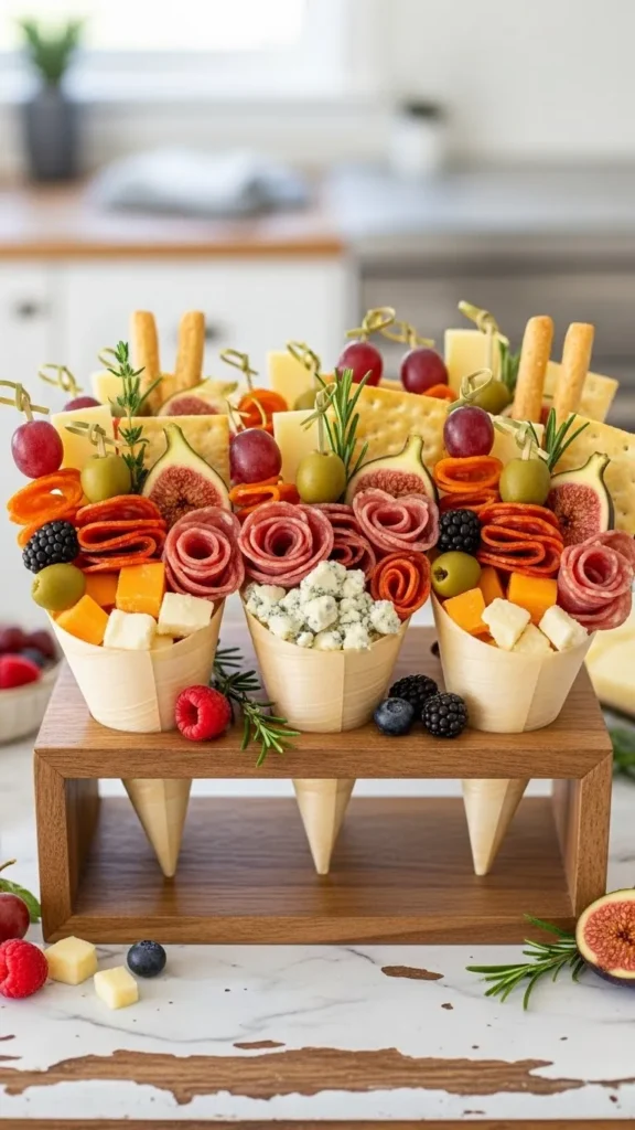 Charcuterie Cones That Double as Instagram Bait