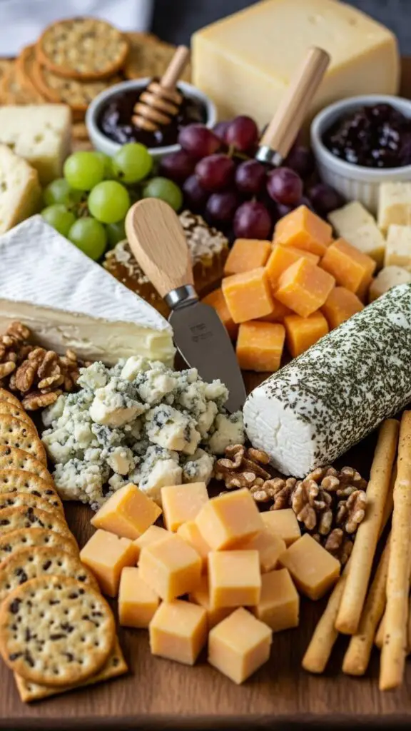 Cheese Platter with Crackers