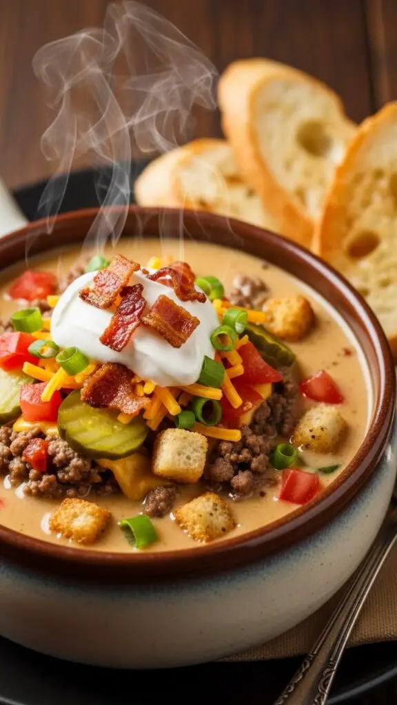 Cheeseburger Soup