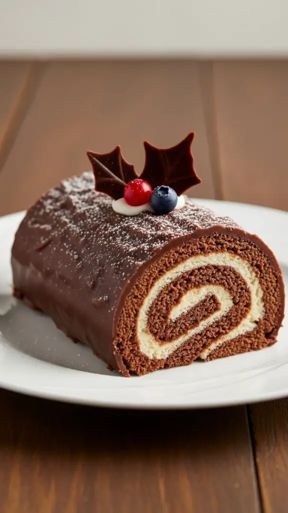 Chocolate Yule Log