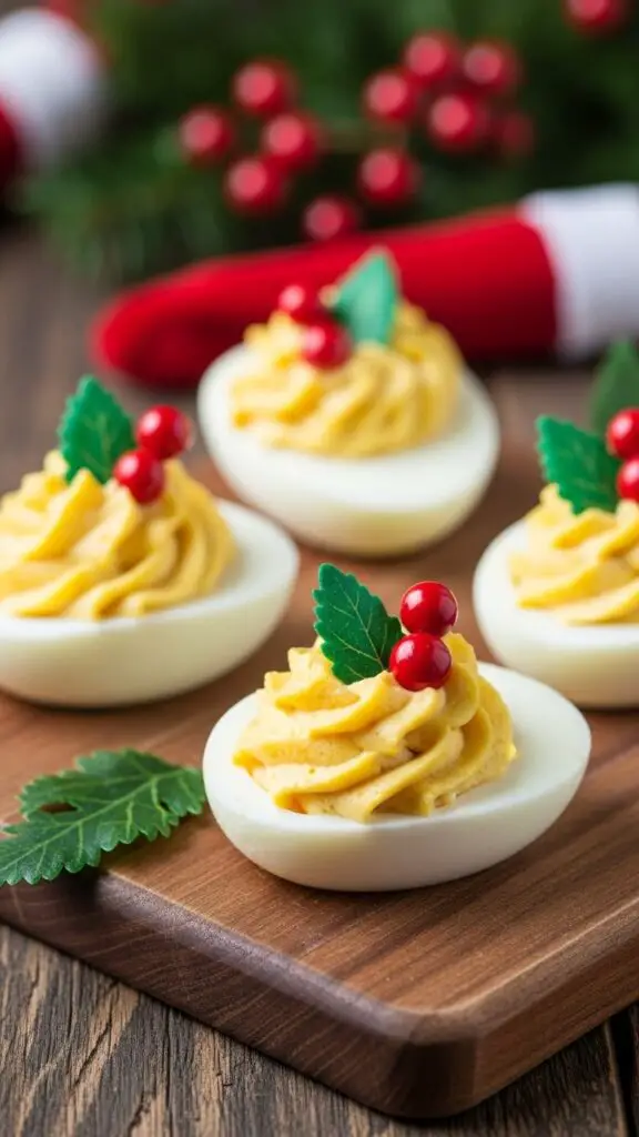 Christmas Deviled Eggs