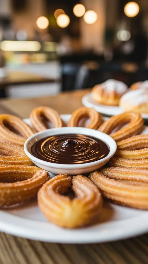 Churros con Chocolate
