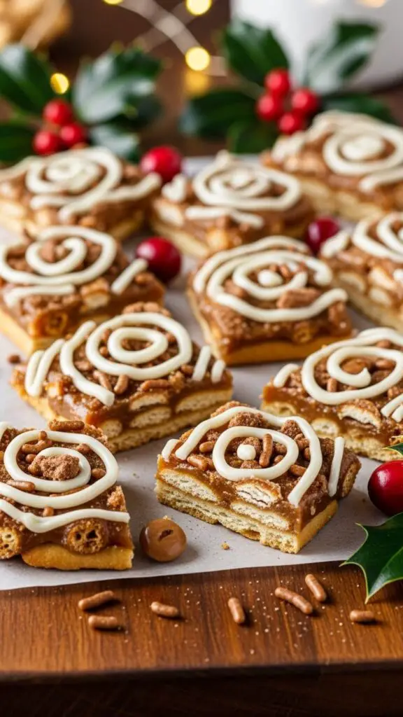 Hot Cocoa Christmas Cracker Toffee