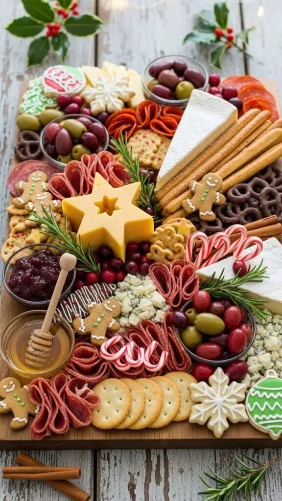 Classic Christmas Cheer Charcuterie Board