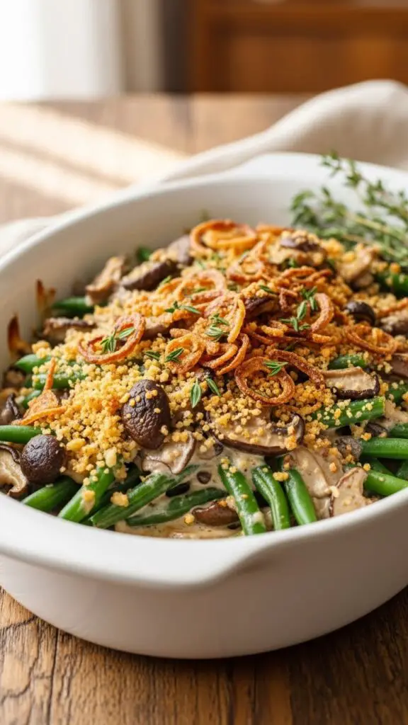Classic Green Bean Casserole Upgrade