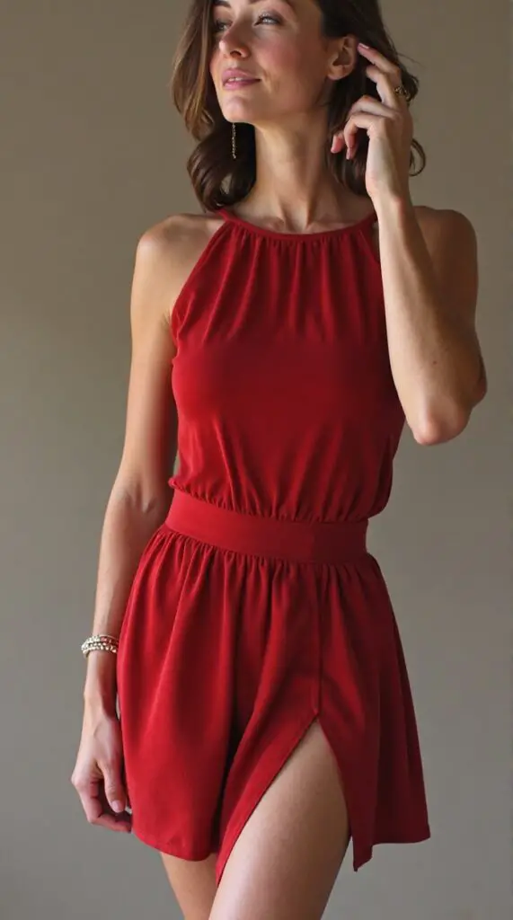 Classic Red Velvet Mini outfit