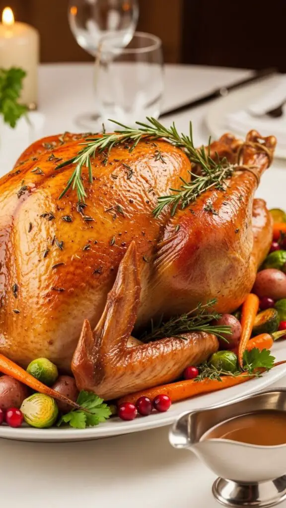 Classic Roast Turkey with Herbs
