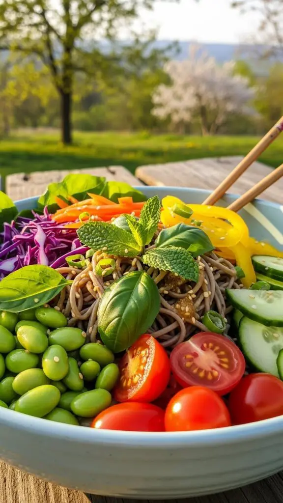 Cold Soba Salad That Tastes Like Summer