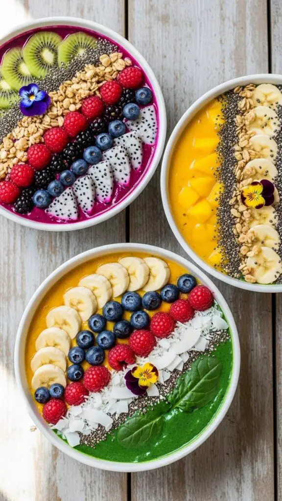 Colorful Smoothie Bowls