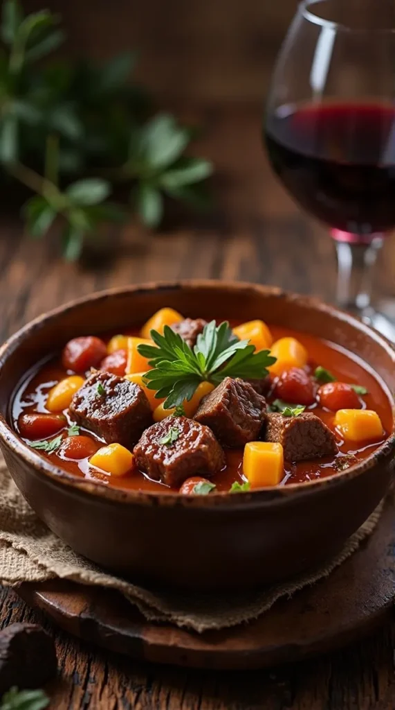 Cozy Beef Stew with Red Wine
