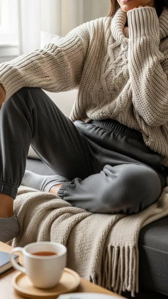 Cozy Knit Sweater and Joggers