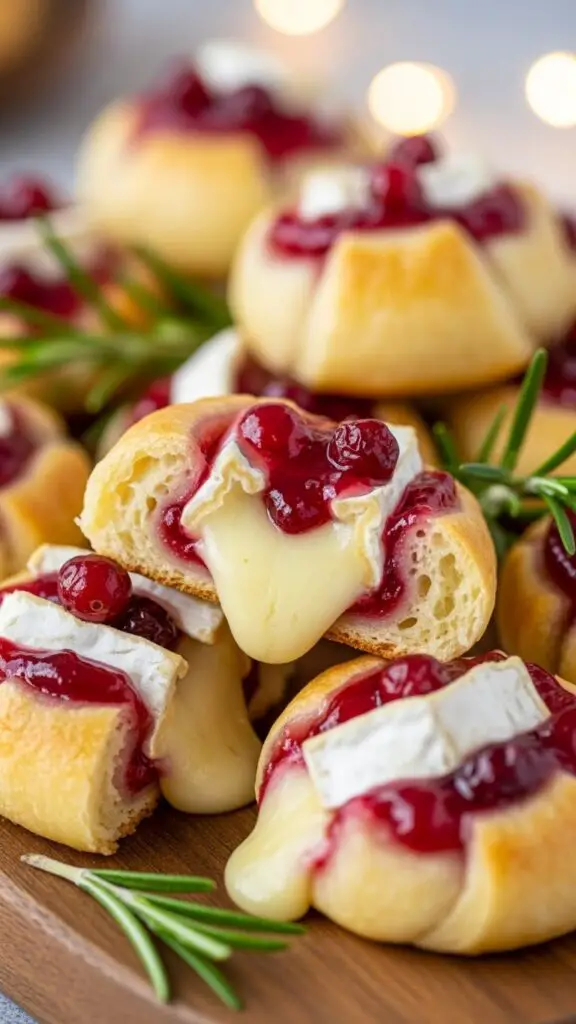 Cranberry Brie Bites