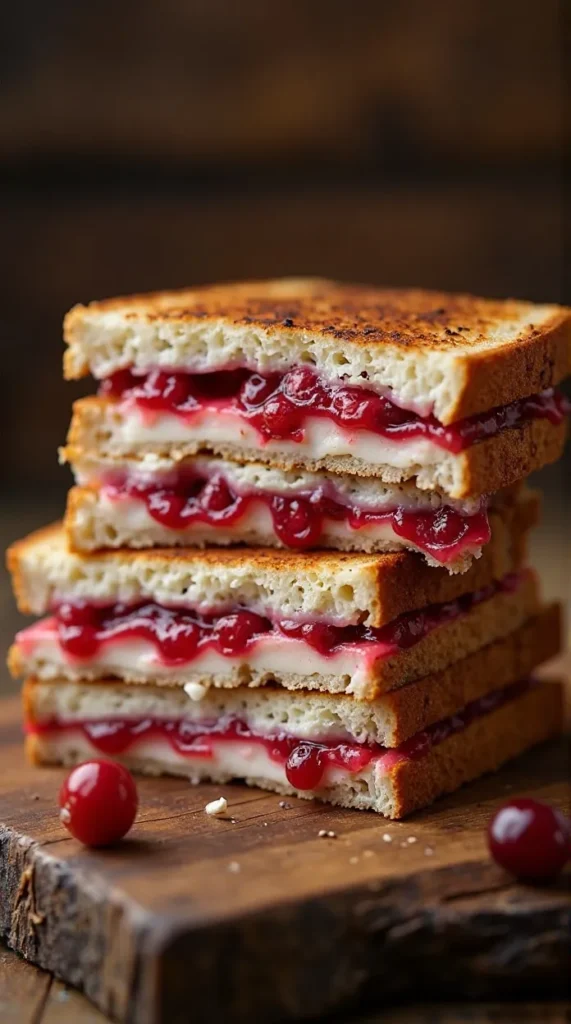 Cranberry Brie Grilled Cheese