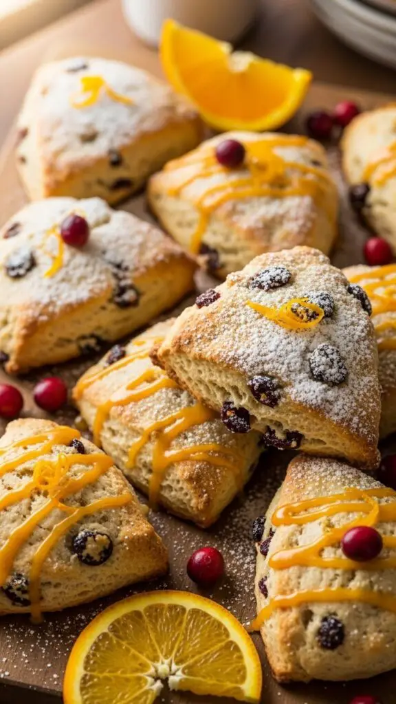 Cranberry Orange Scones