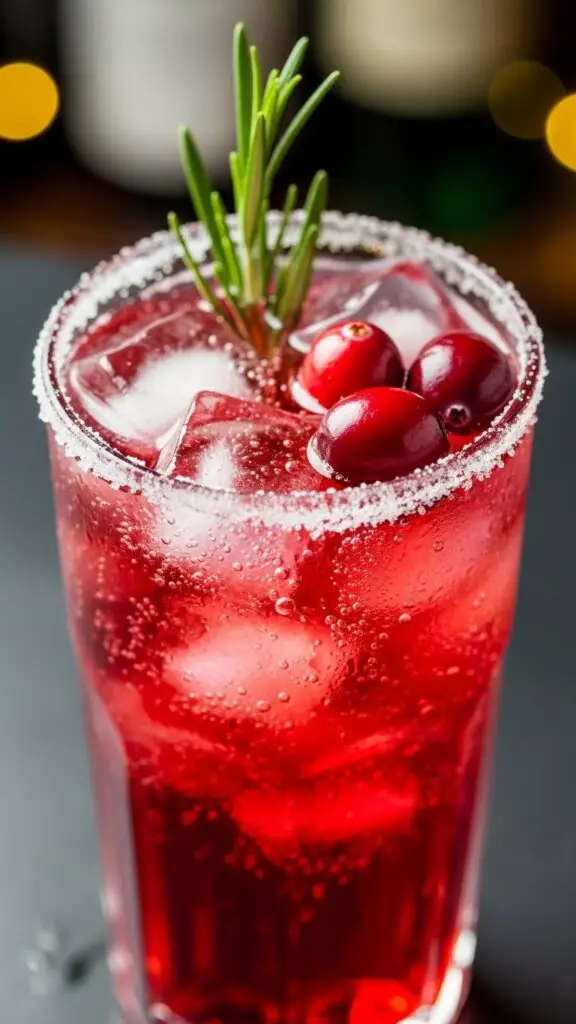 Cranberry Vodka Sparkler