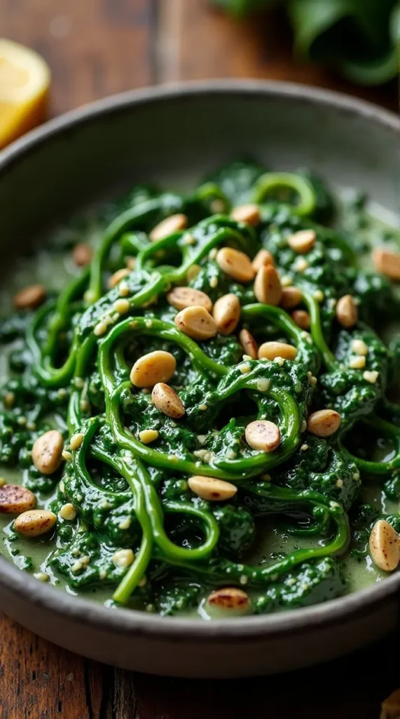 Creamed Spinach with a Nutmeg Kick