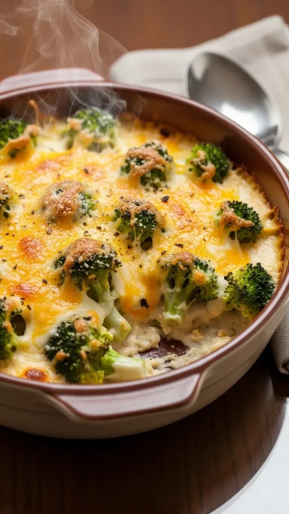 Creamy Cheesy Broccoli Bake