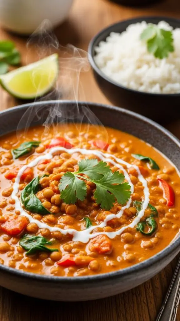 Creamy Coconut Lentil Curry