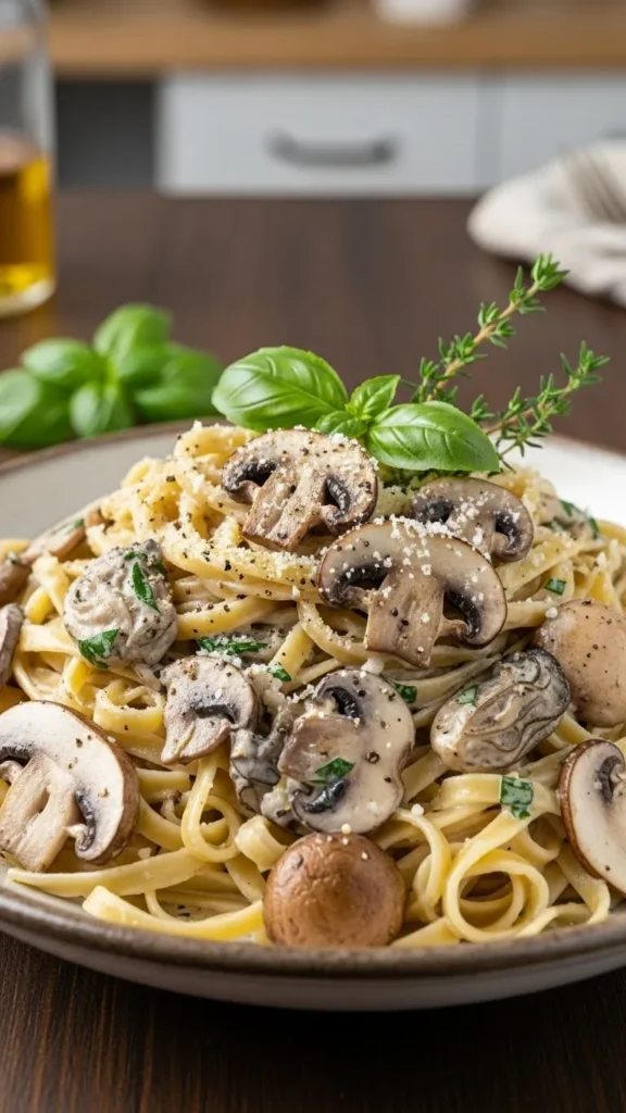 Creamy Mushroom Pasta