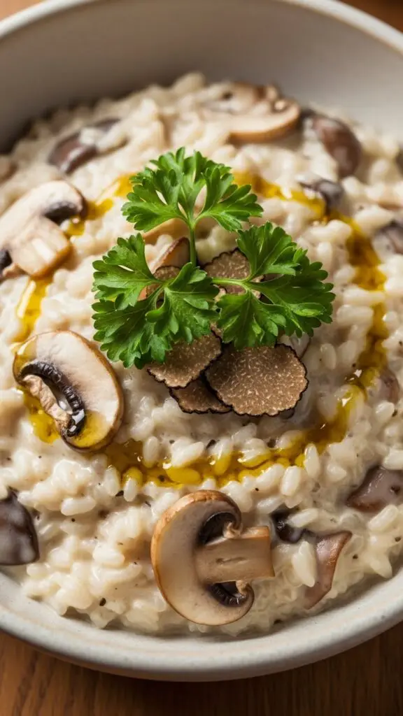 Creamy Mushroom Risotto
