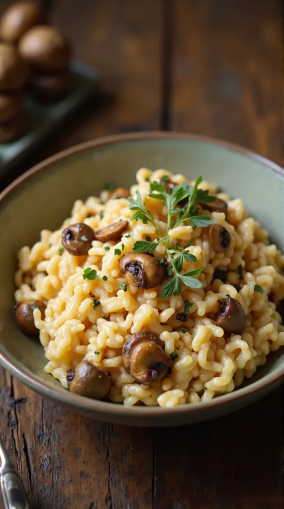 Creamy Mushroom Risotto