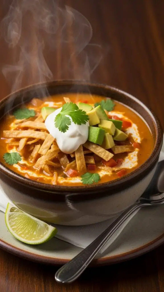 Creamy Tortilla Soup That
