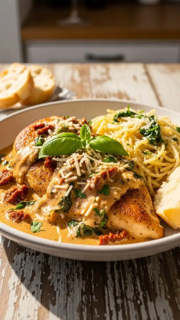 Creamy Tuscan Garlic Chicken